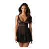 Idillia | Imperia Babydoll - Noir — OBSESSIVE | babydoll