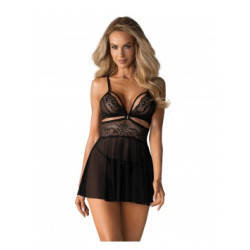838-BAB-1 babydoll - Noir — OBSESSIVE | babydoll