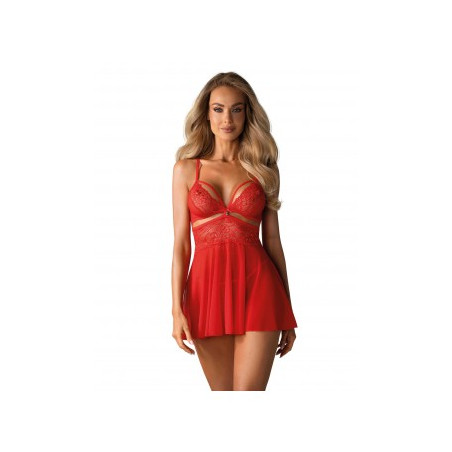 838-BAB-3 Babydoll - Rouge — OBSESSIVE | babydoll